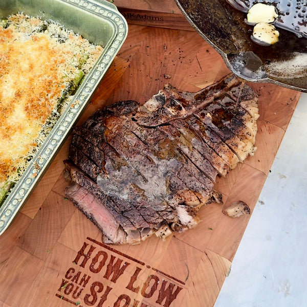 Father’s Day BBQ Spread: Reverse Seared Ribeye