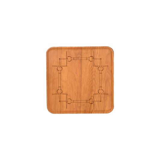 Ramsay Gourd Home Cherry Square Appetizer Plate-Hunt Country