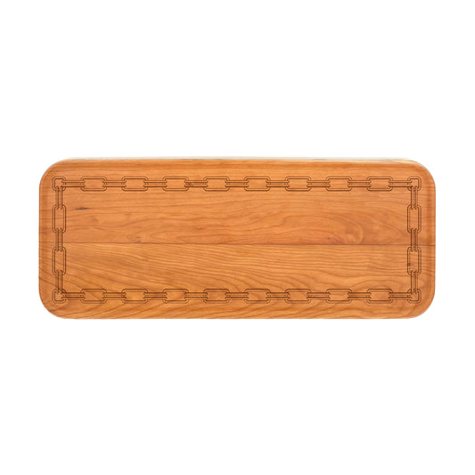 Ramsay Gourd Home Cherry Rectangle Appetizer Plate-Links