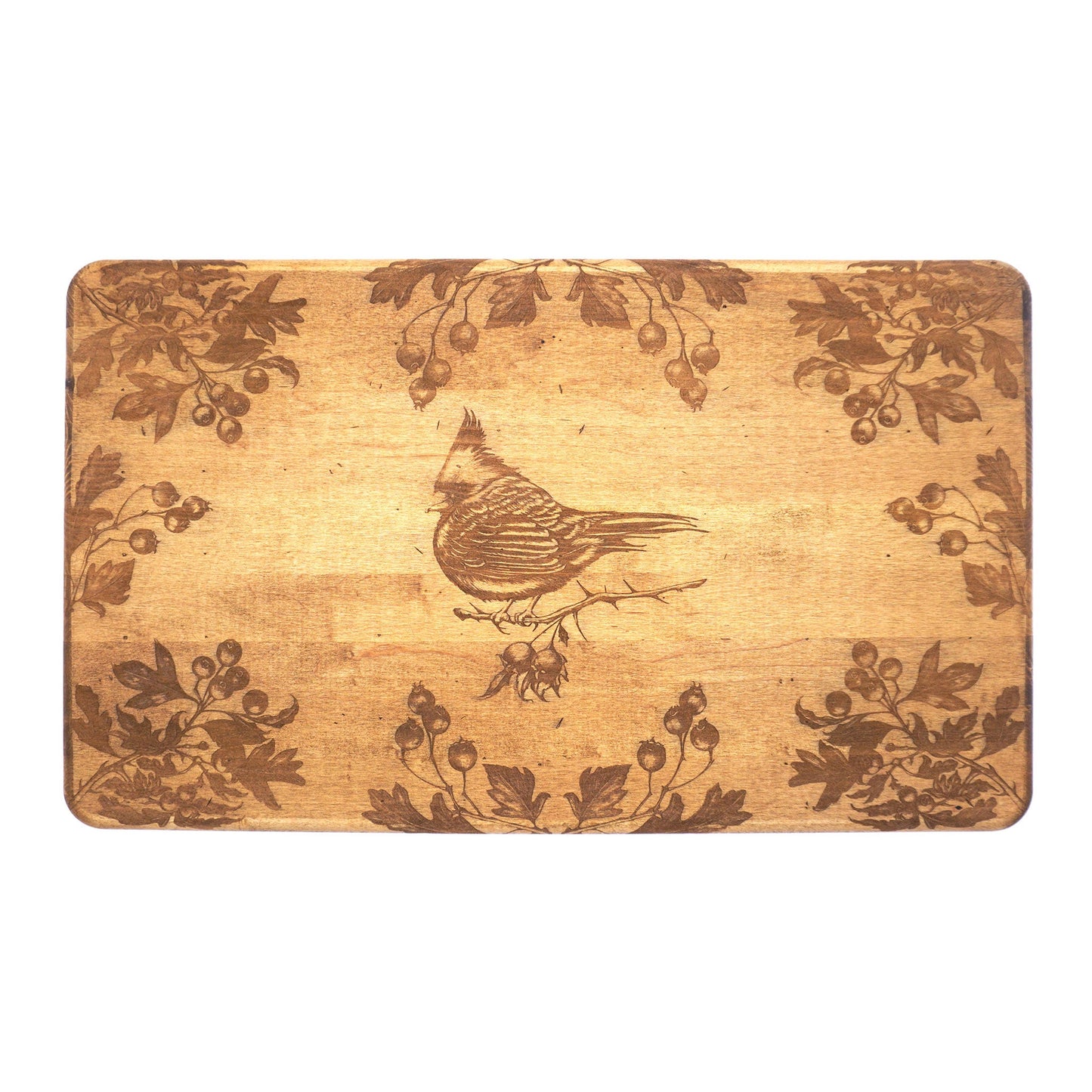 Laura Zindel Maple Artisan Serving Board - Cardinal
