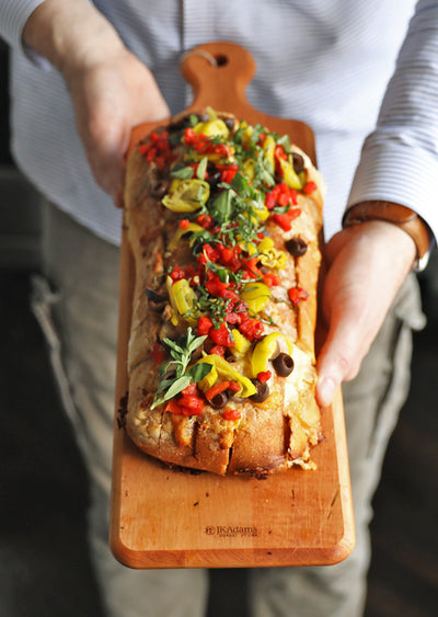 Cheesy pull apart bread.