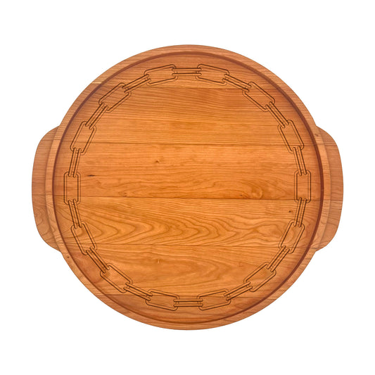 Ramsay Gourd Home Cherry Round Serving Tray-Links