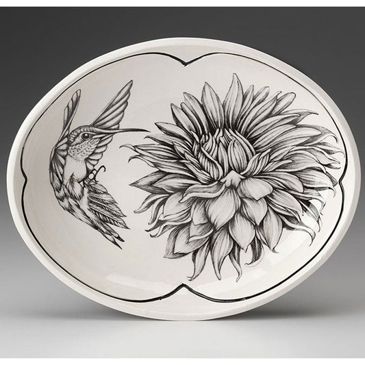 Laura Zindel Small Serving Dish - Hummingbird #3