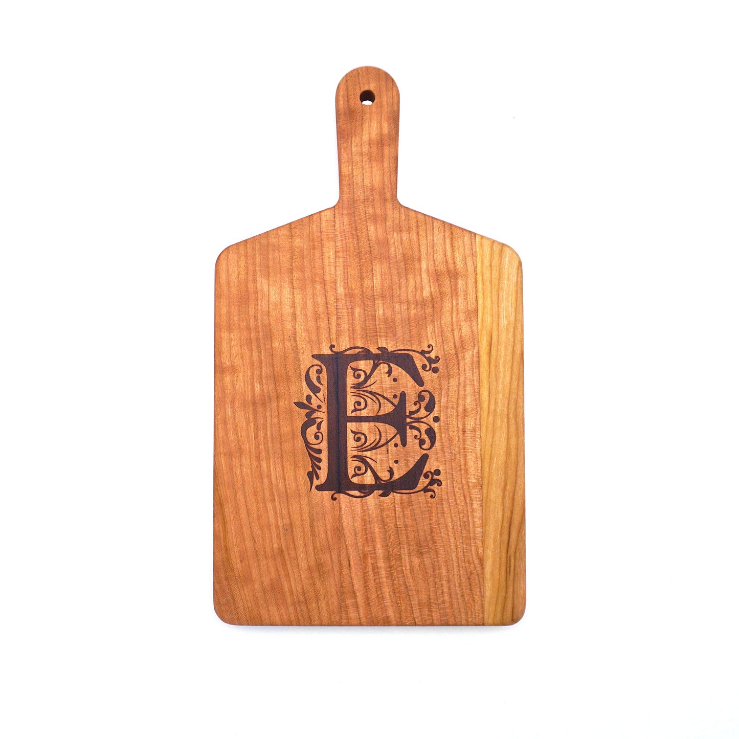 Monogrammed Cherry Cheese Board