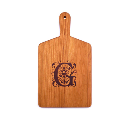 Monogrammed Cherry Cheese Board
