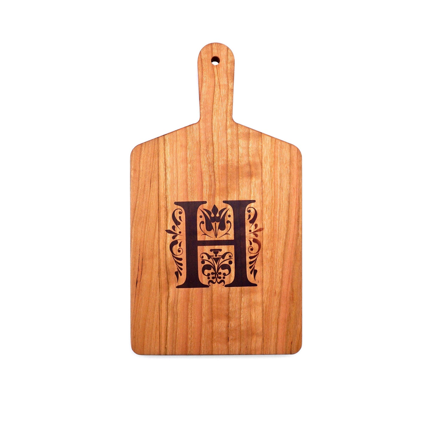 Monogrammed Cherry Cheese Board