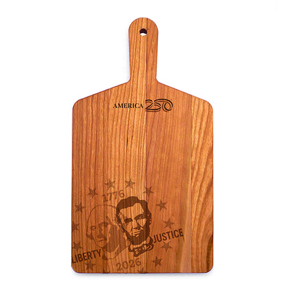 Cherry Cheese Board-Two Presidents