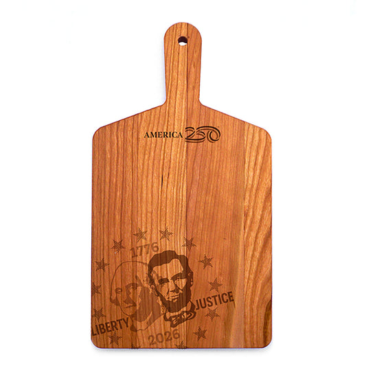 Cherry Cheese Board-Two Presidents