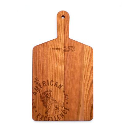 Cherry Cheese Board-Statue of Liberty