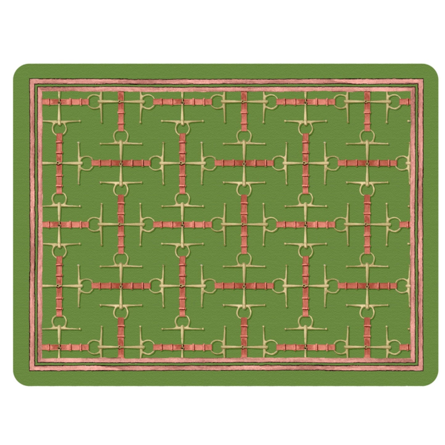 Ramsay Gourd Home Placemats-Hunt Country Olive set of 4
