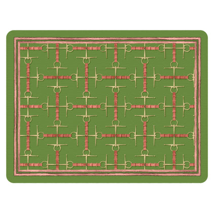 Ramsay Gourd Home Placemats-Hunt Country Olive set of 4