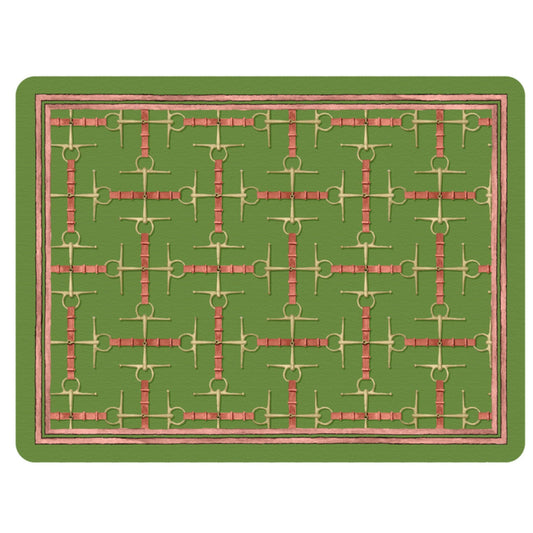 Ramsay Gourd Home Placemats-Hunt Country Olive set of 4