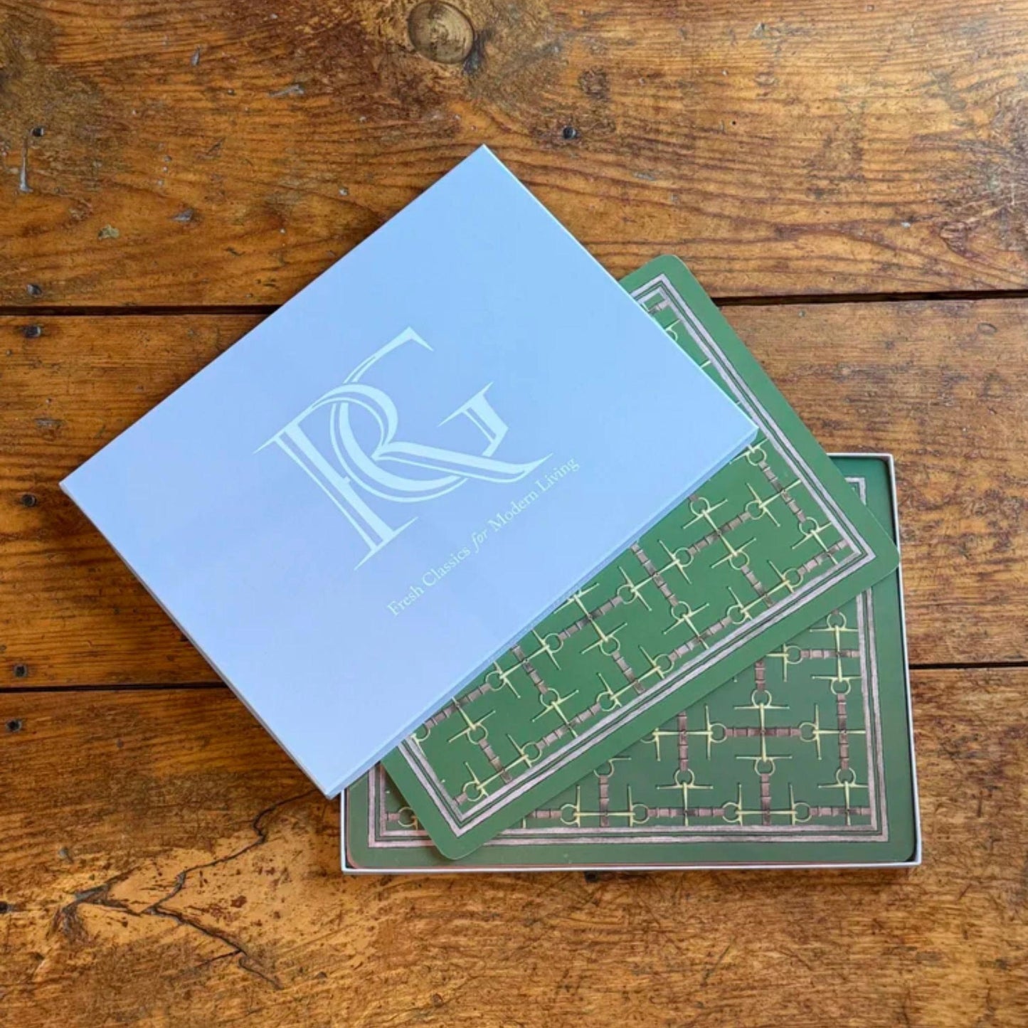 Ramsay Gourd Home Placemats-Hunt Country Olive set of 4