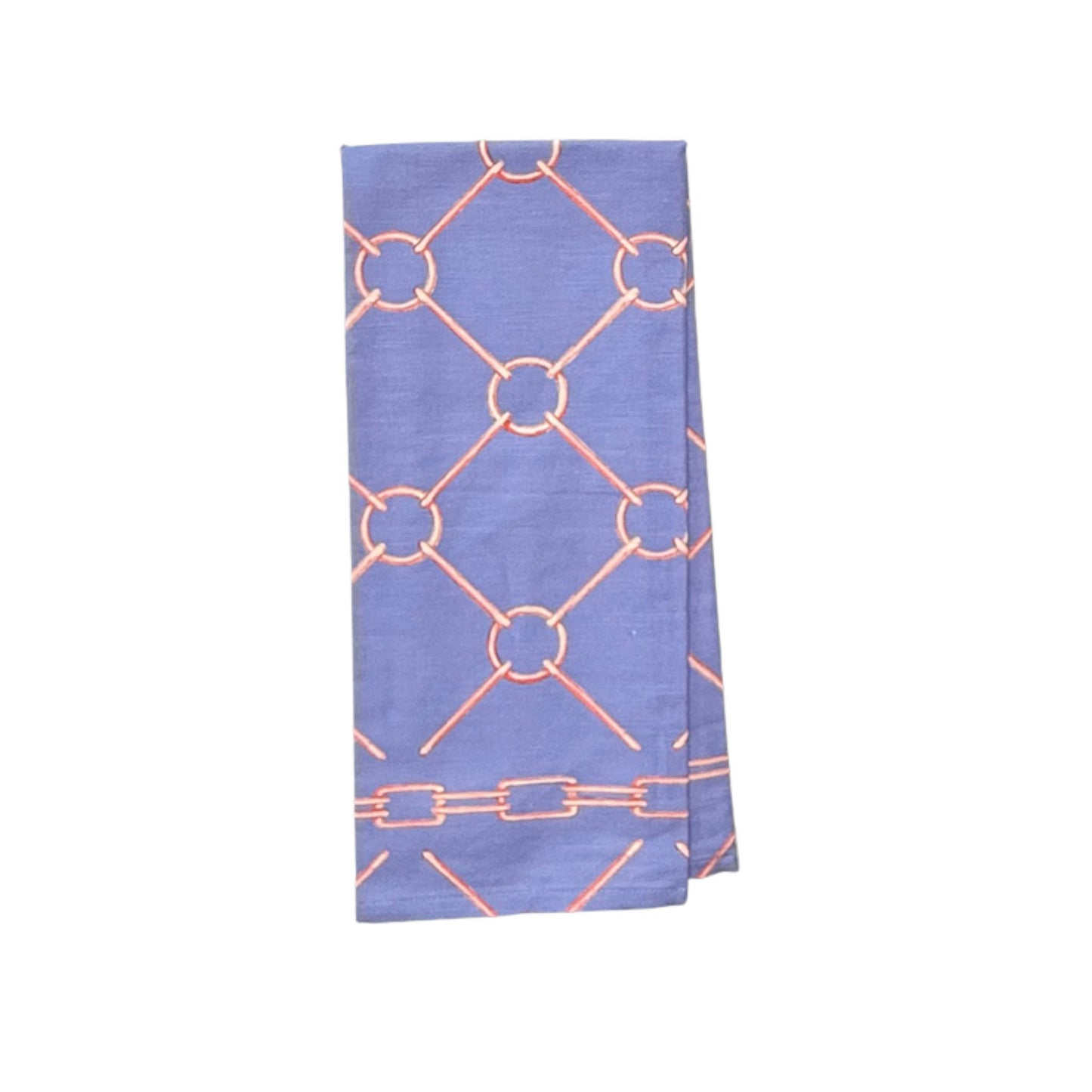 Ramsay Gourd Tea Towel-Links Aquamarine