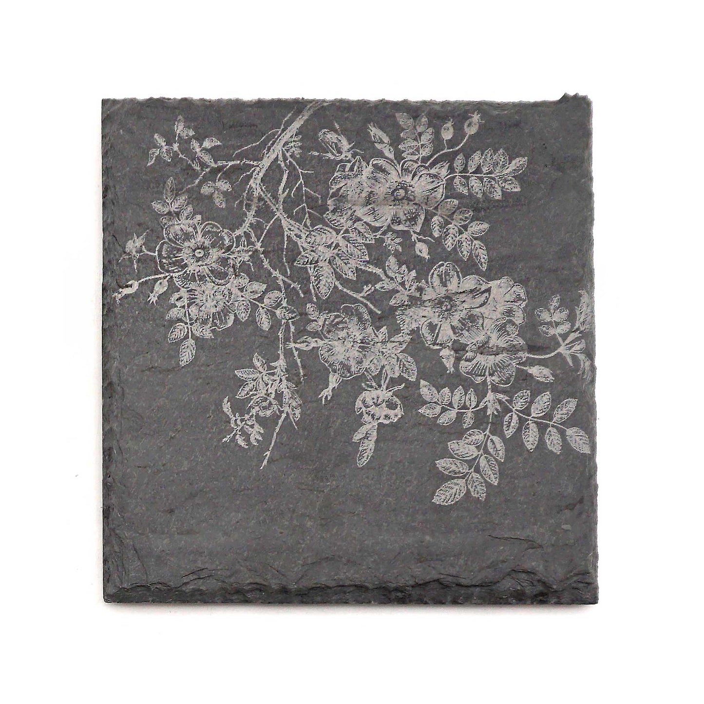 Slate Coasters-Wild Roses- Set of 4