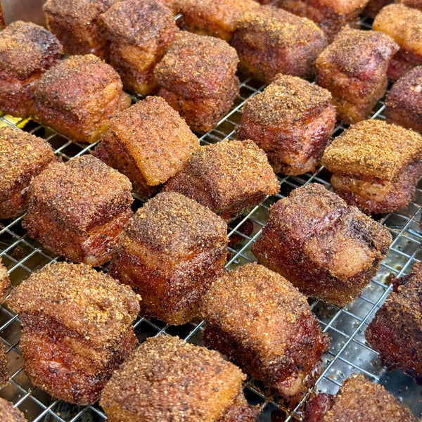 Maple Pork Belly Burnt Ends