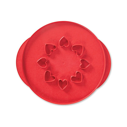 Reversible Pie Topper-Lattice & Hearts